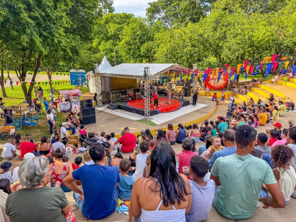 Estrutura do espetáculo foi elogiada pelos artistas e pelo grande público presente na tarde de domingo