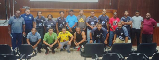 Liga comandou um curso de arbitragem para apitadores, assistentes e demais interessados na área