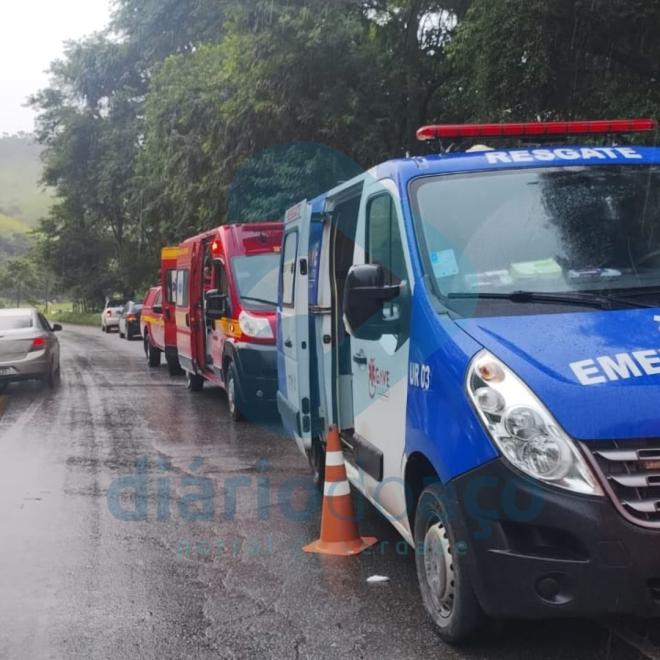 Bombeiros e Gave atuaram na ocorrência