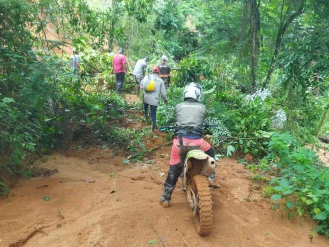 A mobilização teve como foco regiões onde o acesso foi comprometido devido à intensidade da chuva 