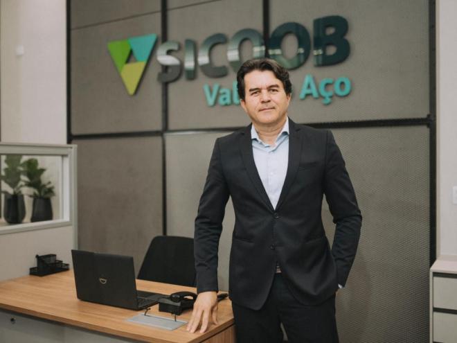 Wander Luís Silva, diretor Administrativo do Sicoob Vale do Aço,