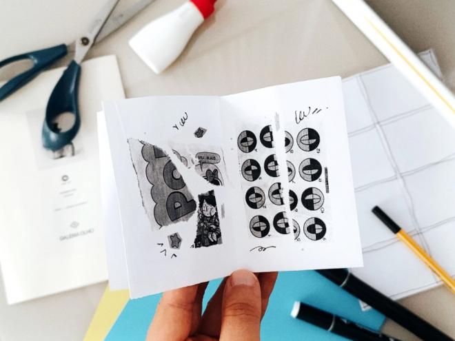 Atividade promove experimentos gráficos artesanais