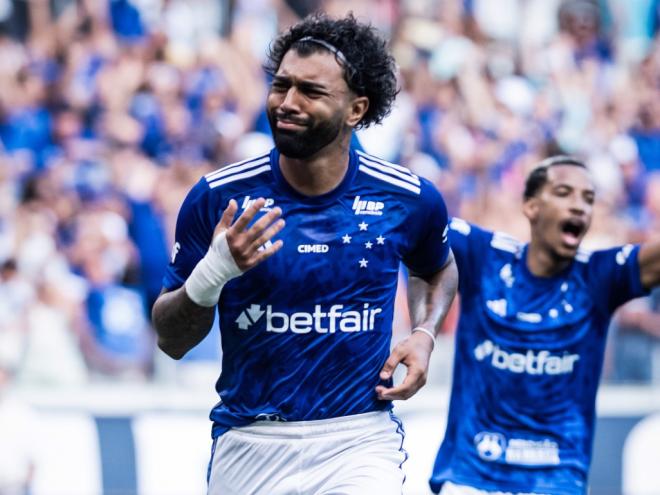 Gabriel Barbosa abriu o placar para a Raposa 