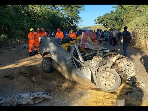 Ultrapassagem em local proibido provoca acidente fatal na BR 458 na pista sentido Ipatinga1