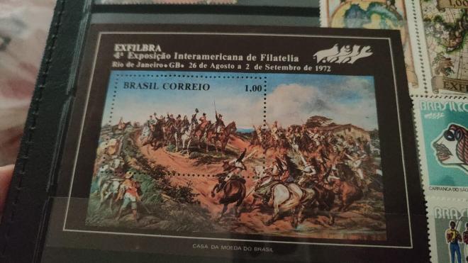 Colecionador enfatiza que os selos contam e preservam a história do Brasil