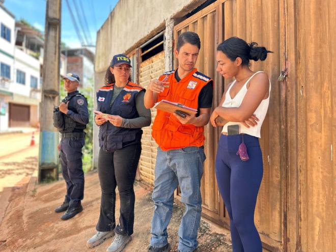 Brayann reforça que a equipe da Defesa Civil está sempre alerta  