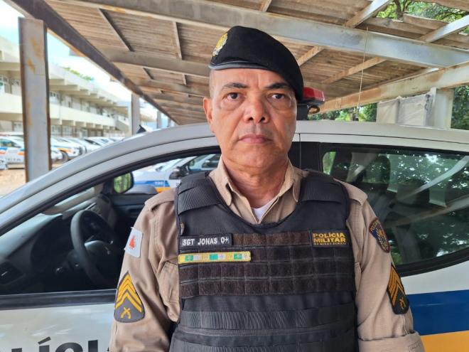 O sargento Jonas atua no comando da patrulha nas cinco comunidades rurais de Ipatinga