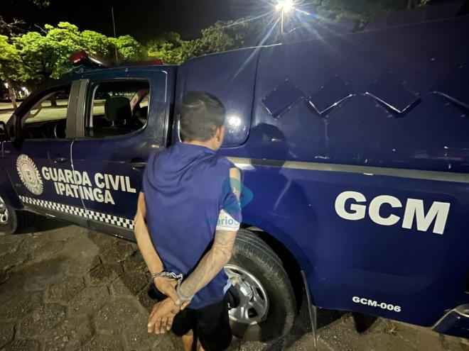 A prisão ocorreu sábado, nas proximidades da área central de Ipatinga 