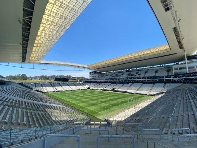 A Neo Química Arena será o palco da final entre Corinthians e Palmeiras 