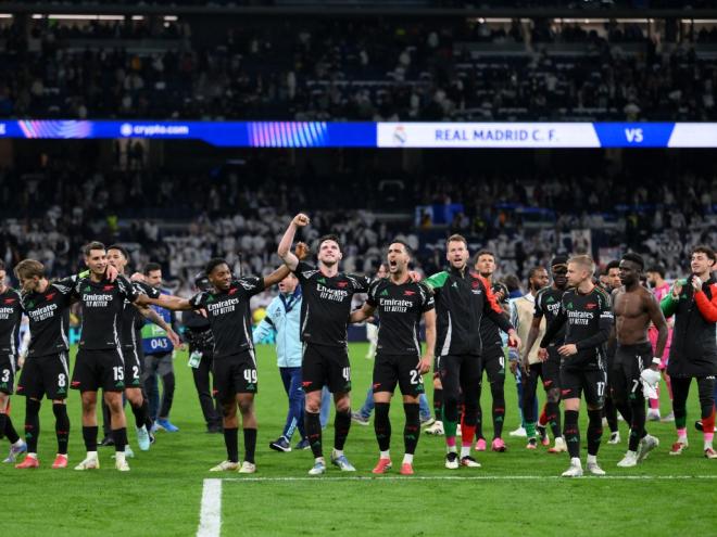 O Arsenal despachou o todo poderoso Real Madrid, atual campeão do torneio