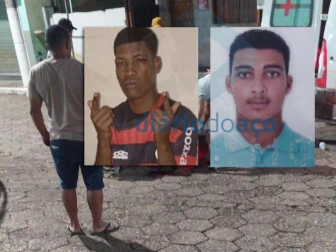 Carlos Eduardo Gonçalves, de 21 anos, e Carlos Daniel Miranda da Cruz, de 20 anos, morreram após serem atingidos por disparos de arma de fogo 