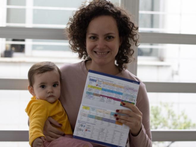 Leilane com a filha Celeste 