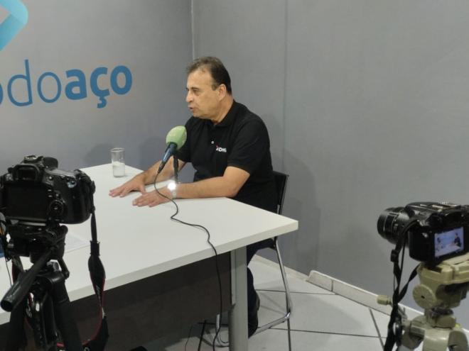 Presidente do BDMG, Gabriel Viégas Neto, esteve no estúdio do Diário do Aço e falou sobre a atuação do banco na região