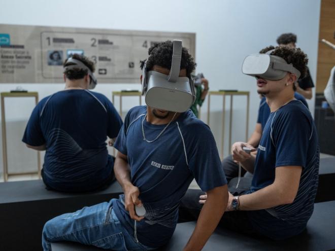 Uma das inovações da exposição é a visita virtual 