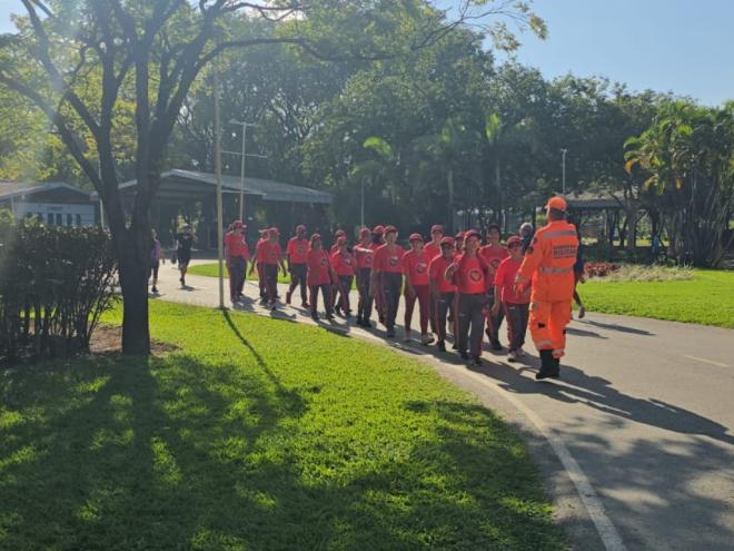 Atividades foram desenvolvidas pela manhã, no Parque Ipanema 