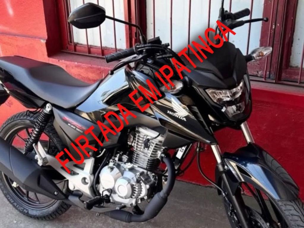 Honda CG 160 Fan 2025 estava estacionada em frente ao HMC em Ipatinga e foi furtada na noite de sábado 