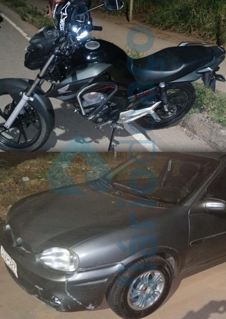 O proprietário da motocicleta alega que jovem de 18 anos saiu na motocicleta sem o seu consentimento; O motorista do Corsa alega que não conseguiu parar a tempo, atingiu motociclista caído no asfalto e passou sobre a moto