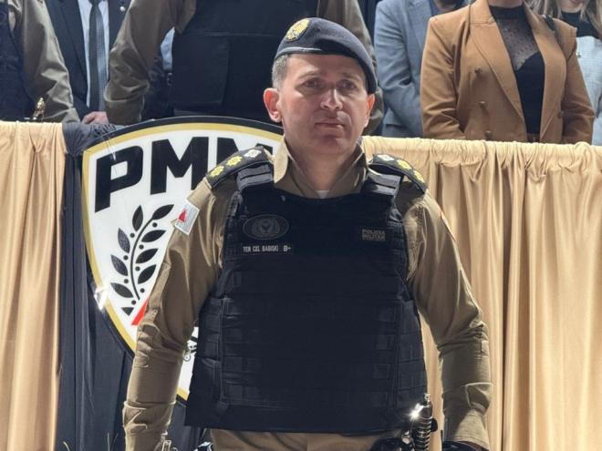 O tenente-coronel Babiski assumiu esta semana o comando do 14º BPM