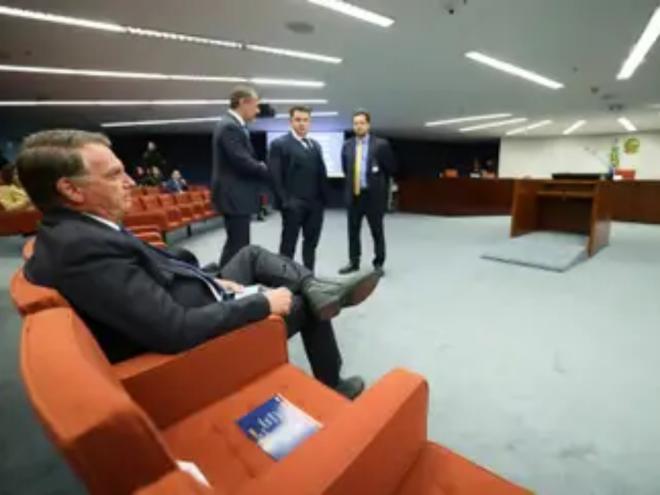 Jair Bolsonaro no STF para interrogatório do processo que julga tentativa de golpe de Estado