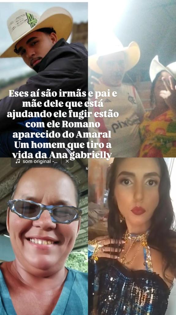 Publicação feita pela família da vítima na manhã desta segunda-feira 