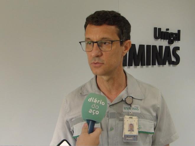 Ronaldo Rodrigues Vieira trabalha na Unigal há décadas e atualmente é especialista de produção 