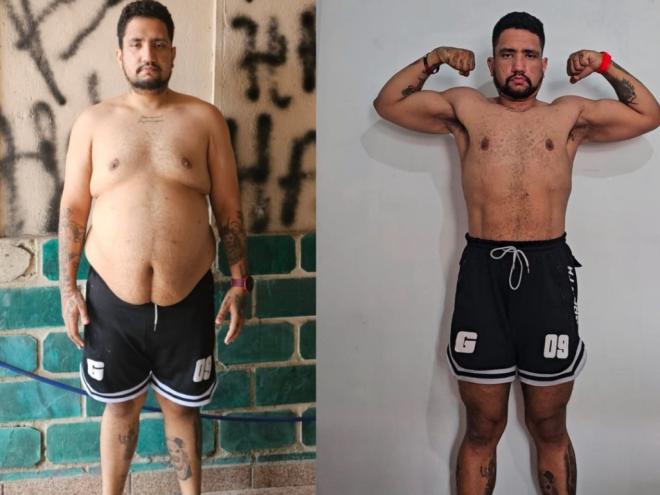 Filipe Vicente tem 32 anos e chegou a pesar cerca de 204 kg