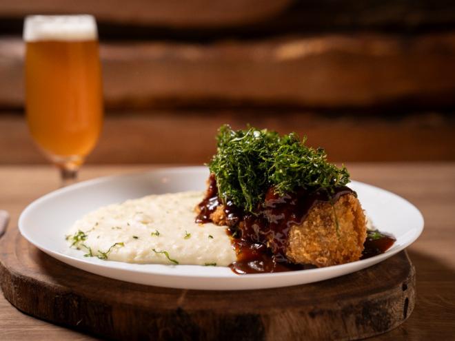 Dono de restaurante, que será ponto de carimbo do passaporte, criou um prato em homenagem ao trajeto histórico