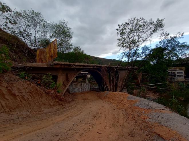 Obras na antiga ponte já foram iniciadas pela empresa Bemisa, responsável pela reforma