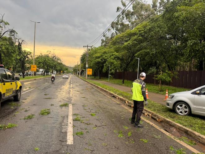 Antes do cair da noite, vias já eram desobstruídas 
