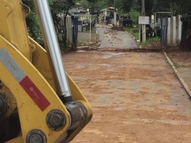 Registro da entrada do cemitério