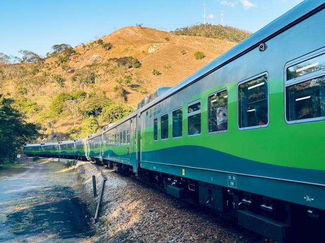 Trajeto do trem em Antônio Dias: município está contemplado nas atividades