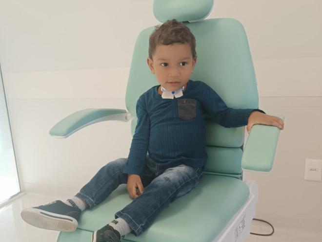 João Miguel tem quase três anos de idade e reside no bairro Primavera, em Timóteo 