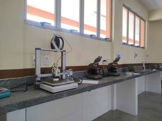 Infraestrutura conta com espaços modernos de laboratórios