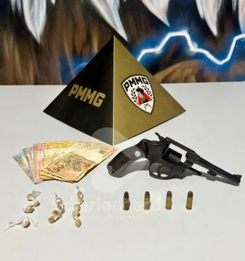 Adolescente carregava um revólver calibre .32 municiado com quatro cartuchos do mesmo calibre