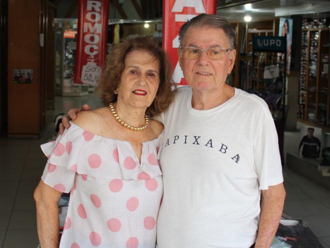 O casal Dione e José Stelzer comandou a loja ao longo de seis décadas