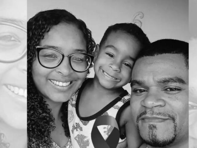 No desabamento morreram Marcelo,  40 anos; Estevão de 7 e Kesia de 35 anos