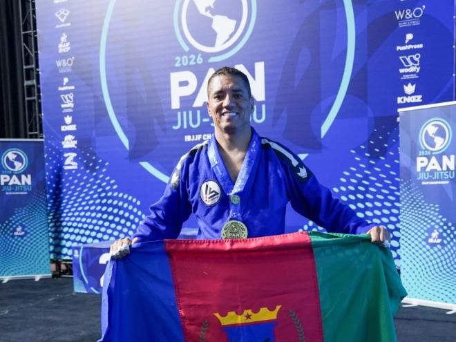 Felipe Monteiro foi o primeiro atleta adulto da região a trazer uma medalha na modalidade em que disputou