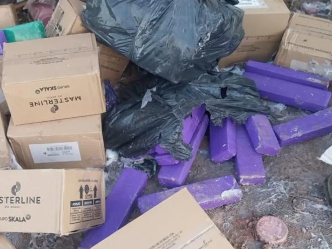 Carga da droga estava misturada em meio às caixas de cosméticos 