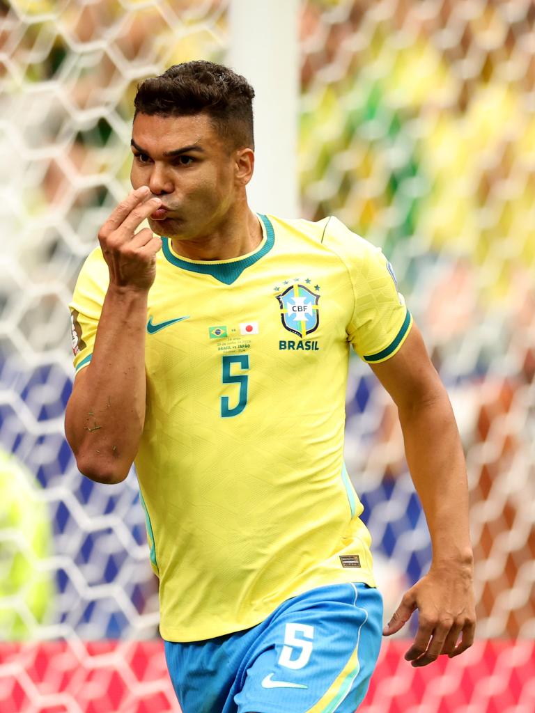 Casemiro fez o gol do empate do Brasil