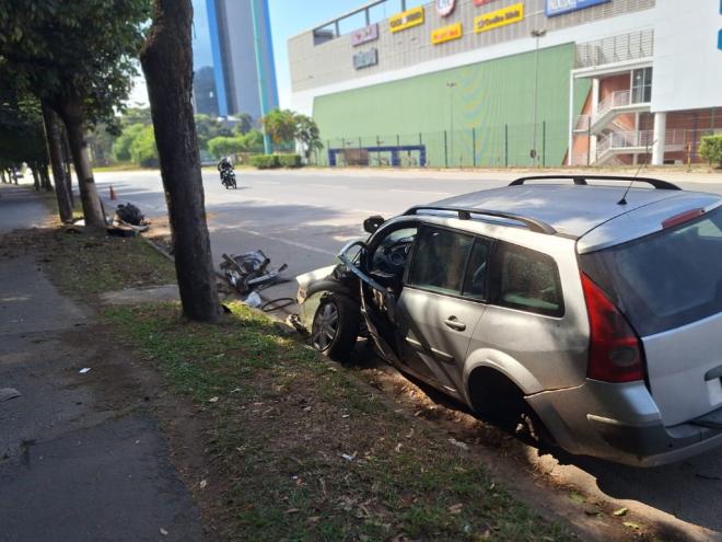Acidente aconteceu no começo da manhã na pista do sentido ao bairro Horto 
