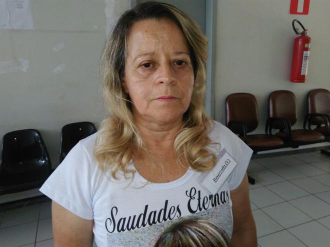 A mãe da vítima, Vanda, espera justiça