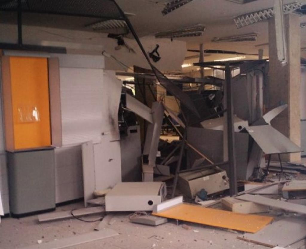 Ataque agência bancária de São Pedro dos Ferros na madrugada de sábado, 28