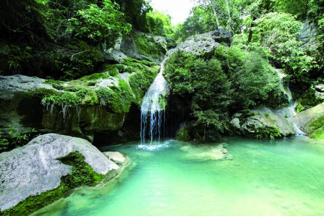 Cachoeira das Fadas, uma das descobertas de Lara em Bodoquena