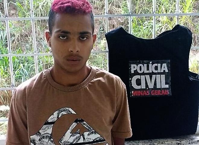 Luan de Oliveira, 18 anos, acusado de homicídio, no São Domingos 