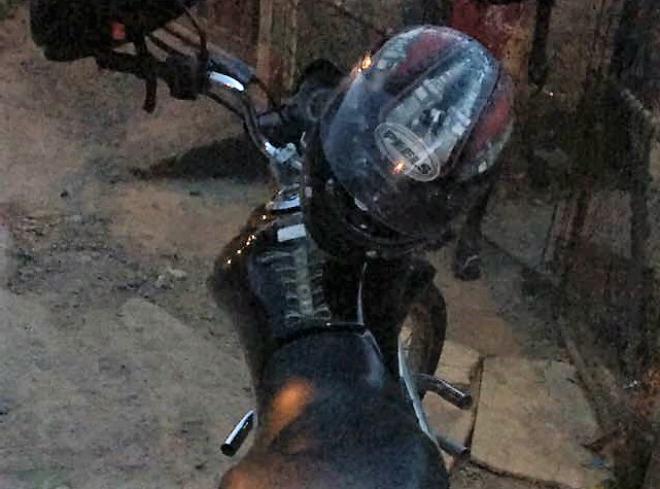 Vítima confirmou que até o capacete roubado era usado pelo criminoso que lhe assaltou 