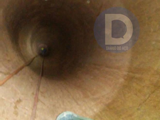 O infrator caiu cerca de 30 metros de profundidade, em uma cisterna no Vila Militar