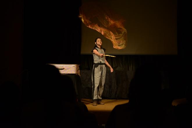 Raquel Vieira, a Flora Manga, conduziu os visitantes