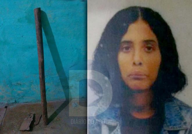 Elaine for morta com golpes desferidos pelo marido com um pedaço de madeira 