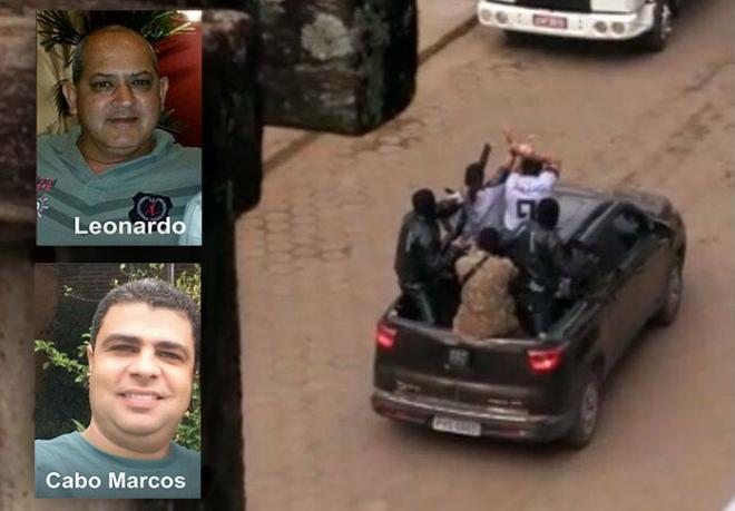 O vigilante Leonardo e o PM Marcos serão sepultados às 10 horas desta terça-feira