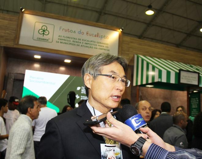 Naohiro Doi destaca os projetos da Cenibra 